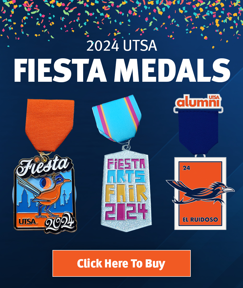 2024 UTSA Fiesta Medals are now on Sale at utsa.edu/fiesta/medals