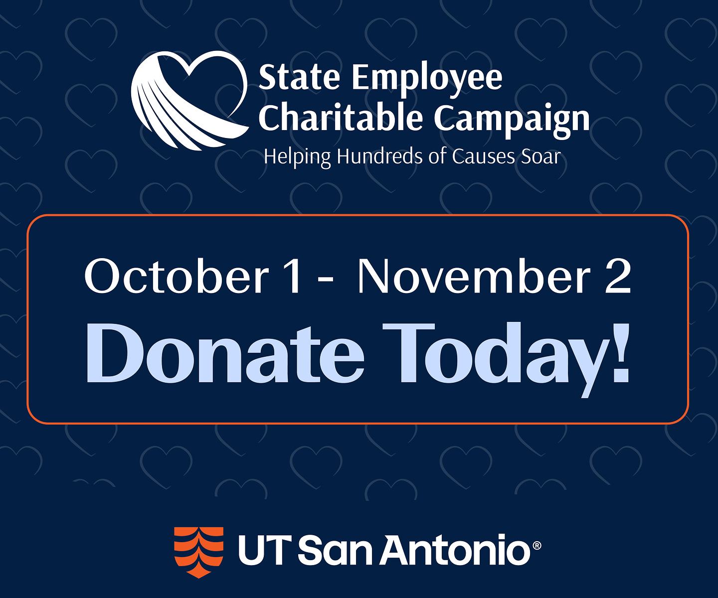 State Employee Charitable Campaign - Oct 1 to Nov 2 - Donate Today